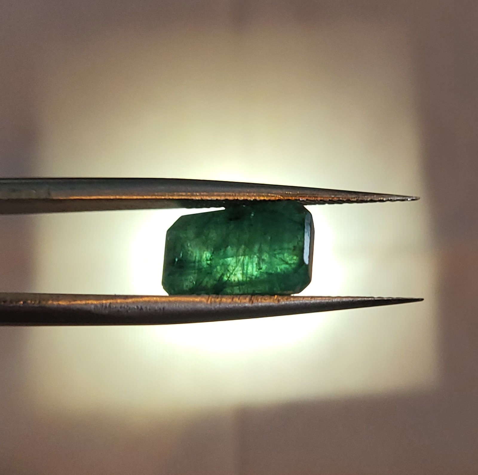 Stunning Ideal Dark Green Natural Untreated Certified Zambian Emerald 4.20ct