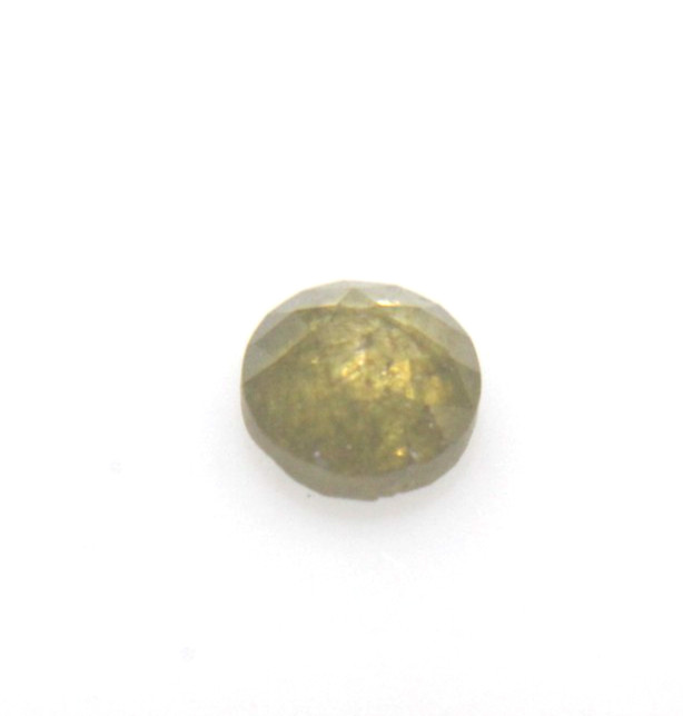 0.50Ct Natural Real Round Yellow Color Tambuli Rose Cut Diamond 4.19-4.21×2.94MM