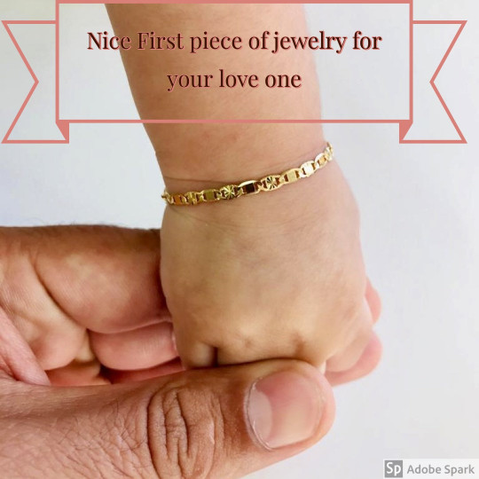 Newborn Baby/Childrens Boys/Girls Gold Filled Bracelet, Pulsera Para Bebe Niñas.