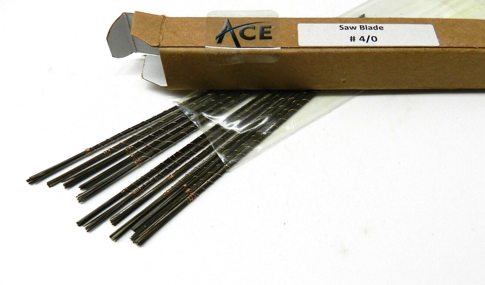 Jewelers Saw Blades # 4/0 Pack of 144 for Jewelers Piercing Saw Frame ACE Brand