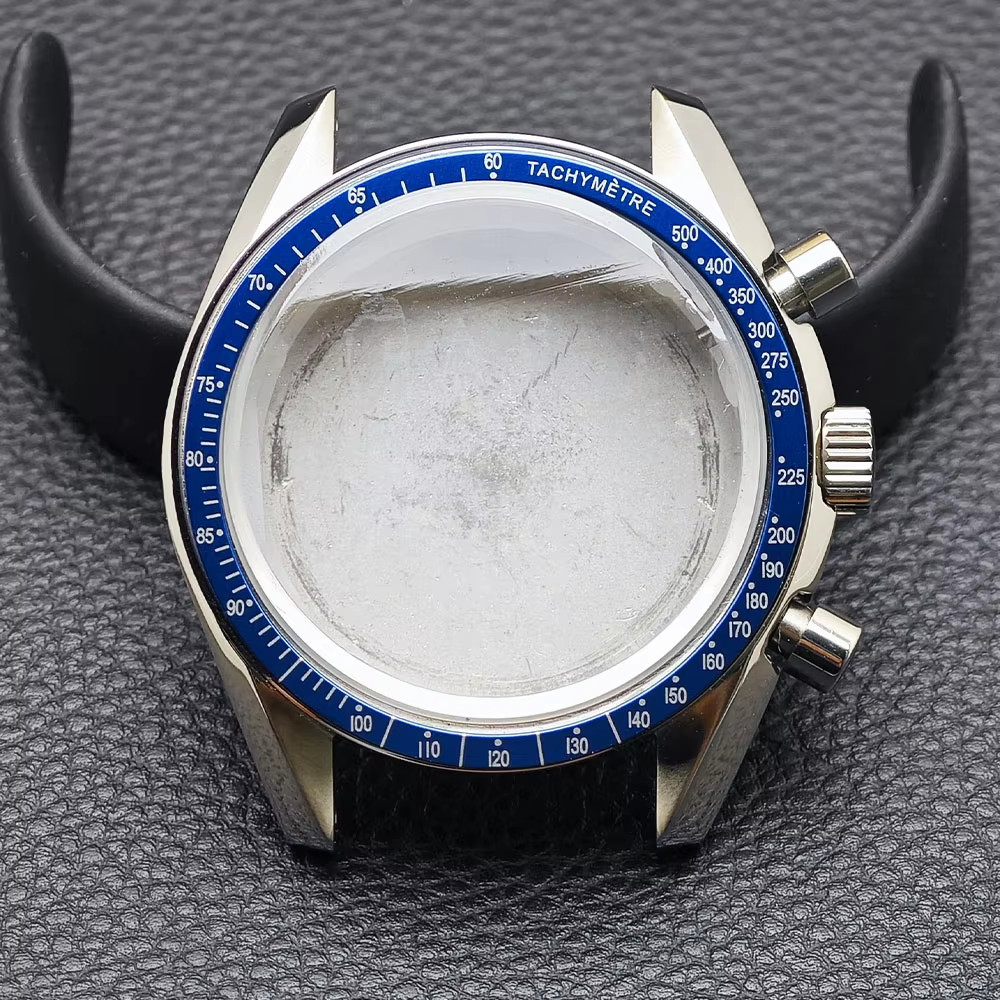 39.7Mm Men’S Watches Metal Case FIT VK63 Movement Case Watch Accessories Watch P