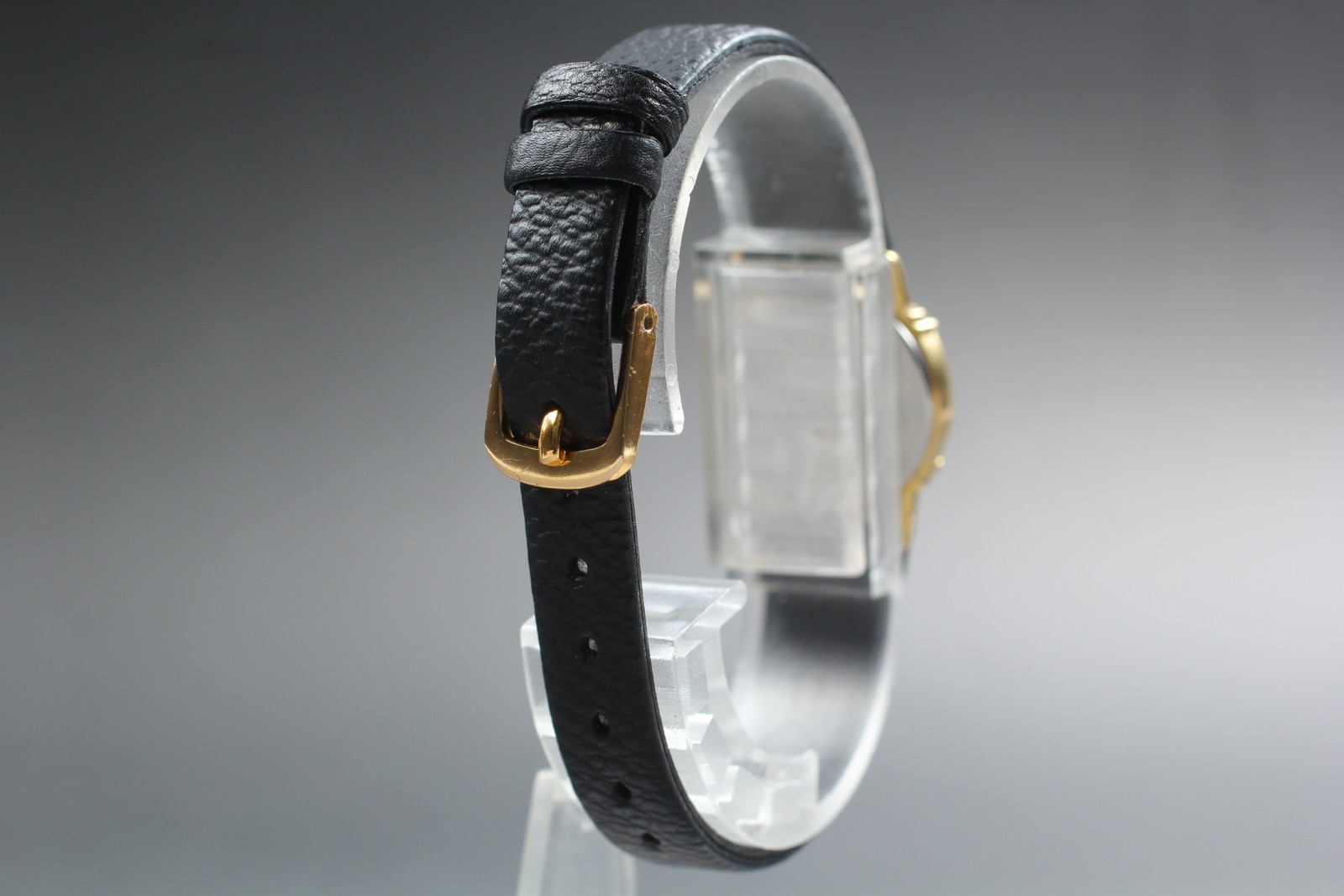 Vintage 1985 OMEGA DeVille Quartz Cal.1455 Gold Guilloche 20mm Women’s Watch