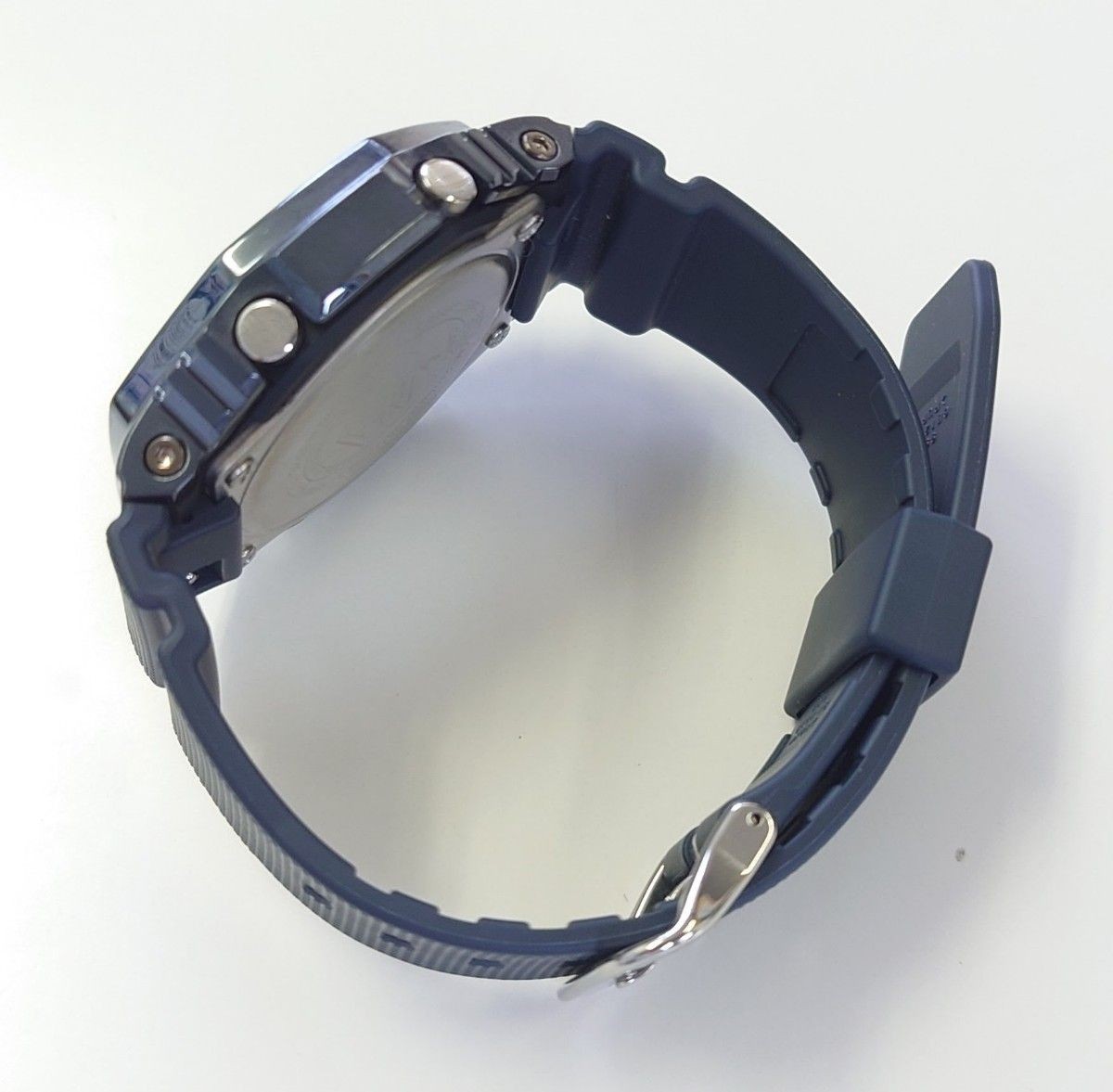 G SHOCK GM 2100N 2AJF Metal Covered Navy Blue Wristwatch