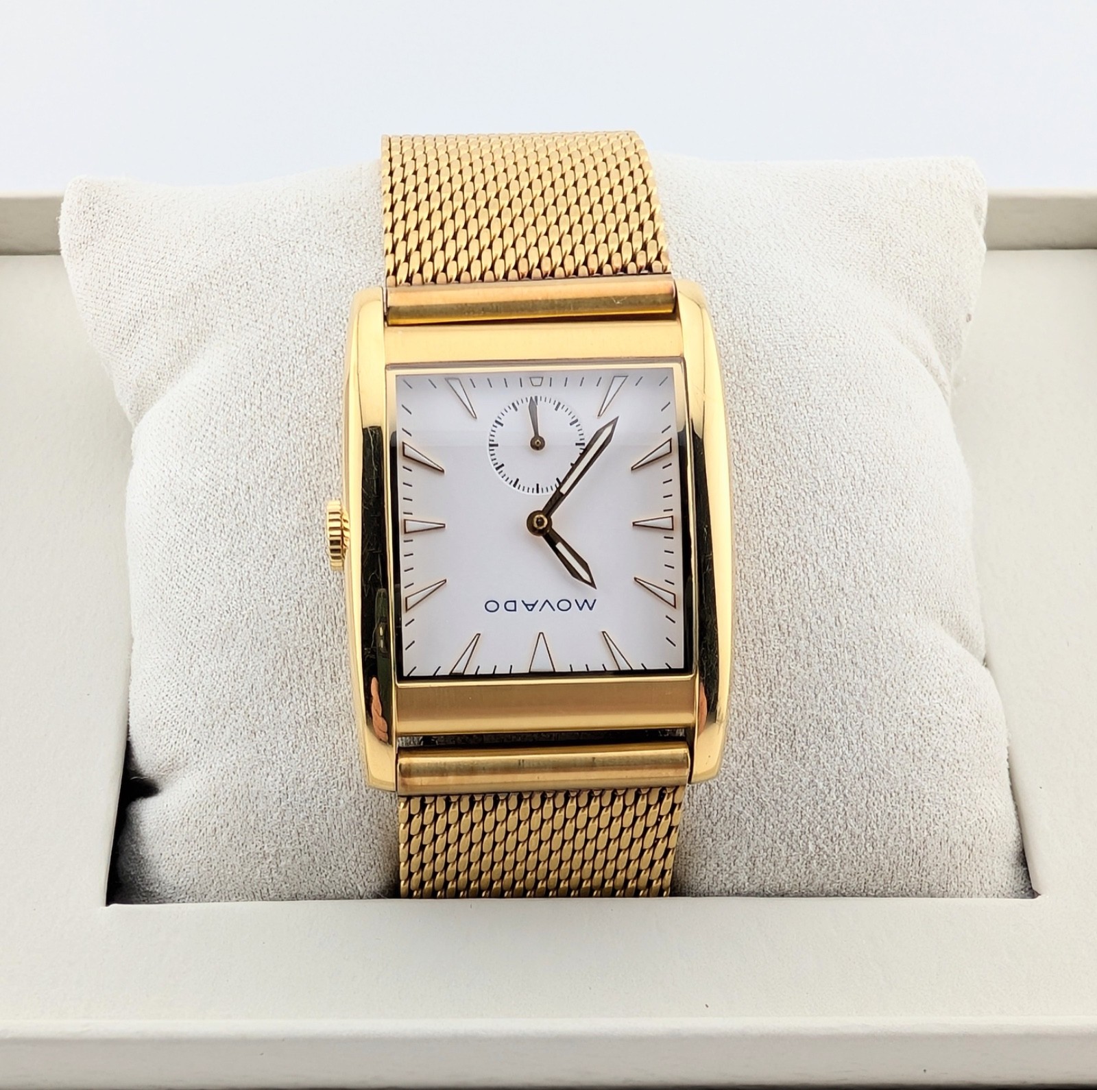 Movado Mens Heritage “Curviplan” GP PVD Swiss Quartz #03.1.34.6334:DISPLAY MODEL