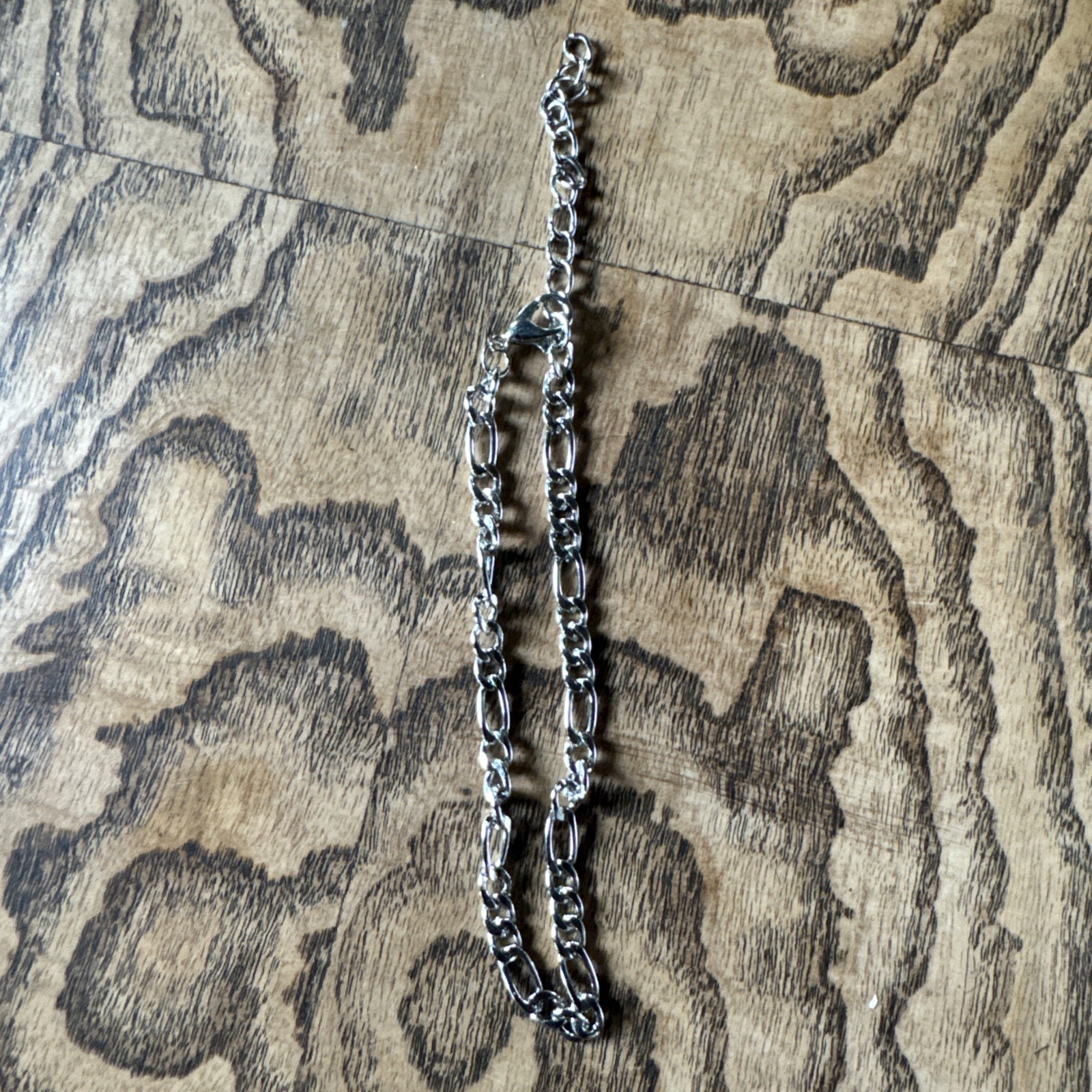 19cm/7.5in Silvery Cuban Link Bracelet