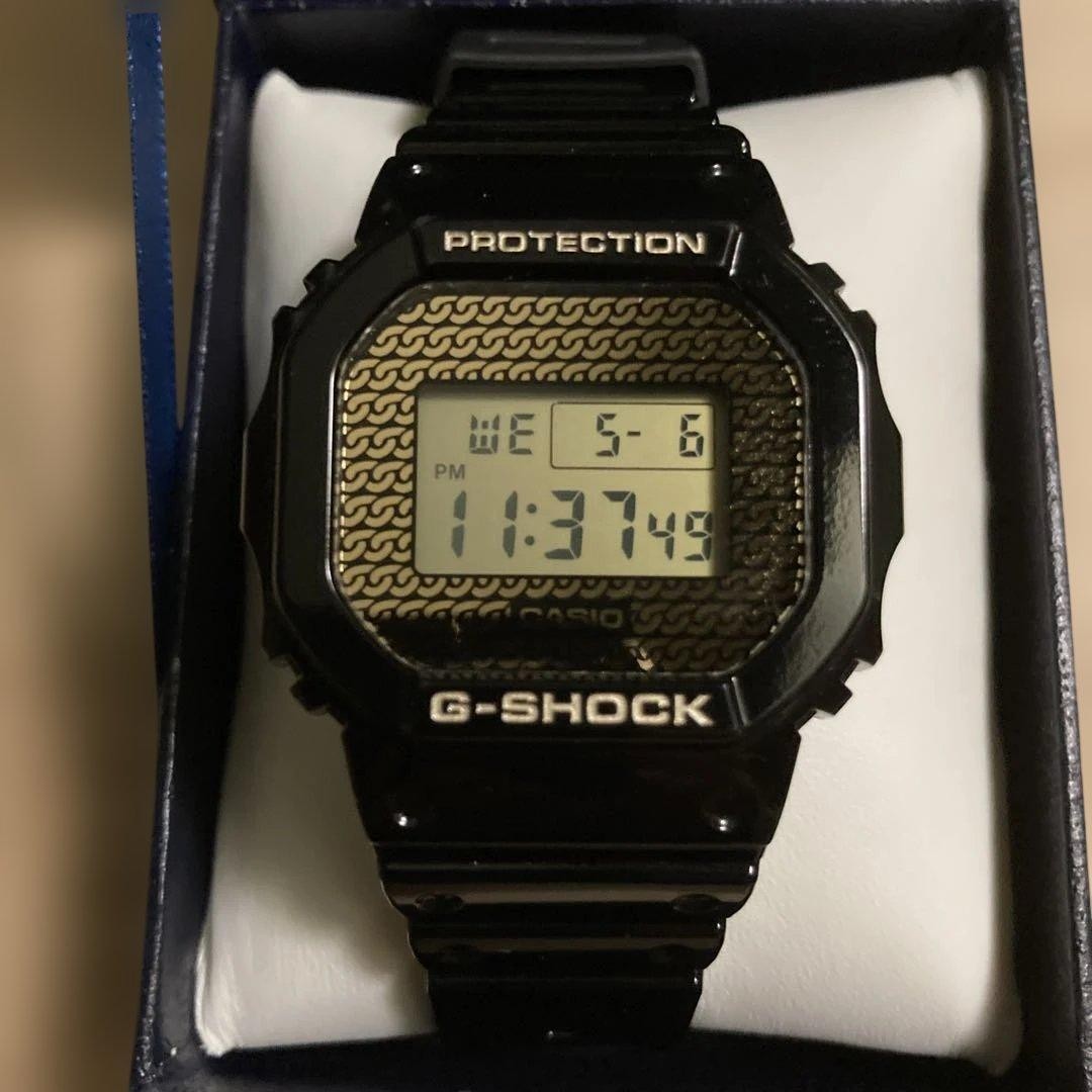 CASIO G-SHOCK DWE-5600HG Black Gold Digital Watch Carbon Core
