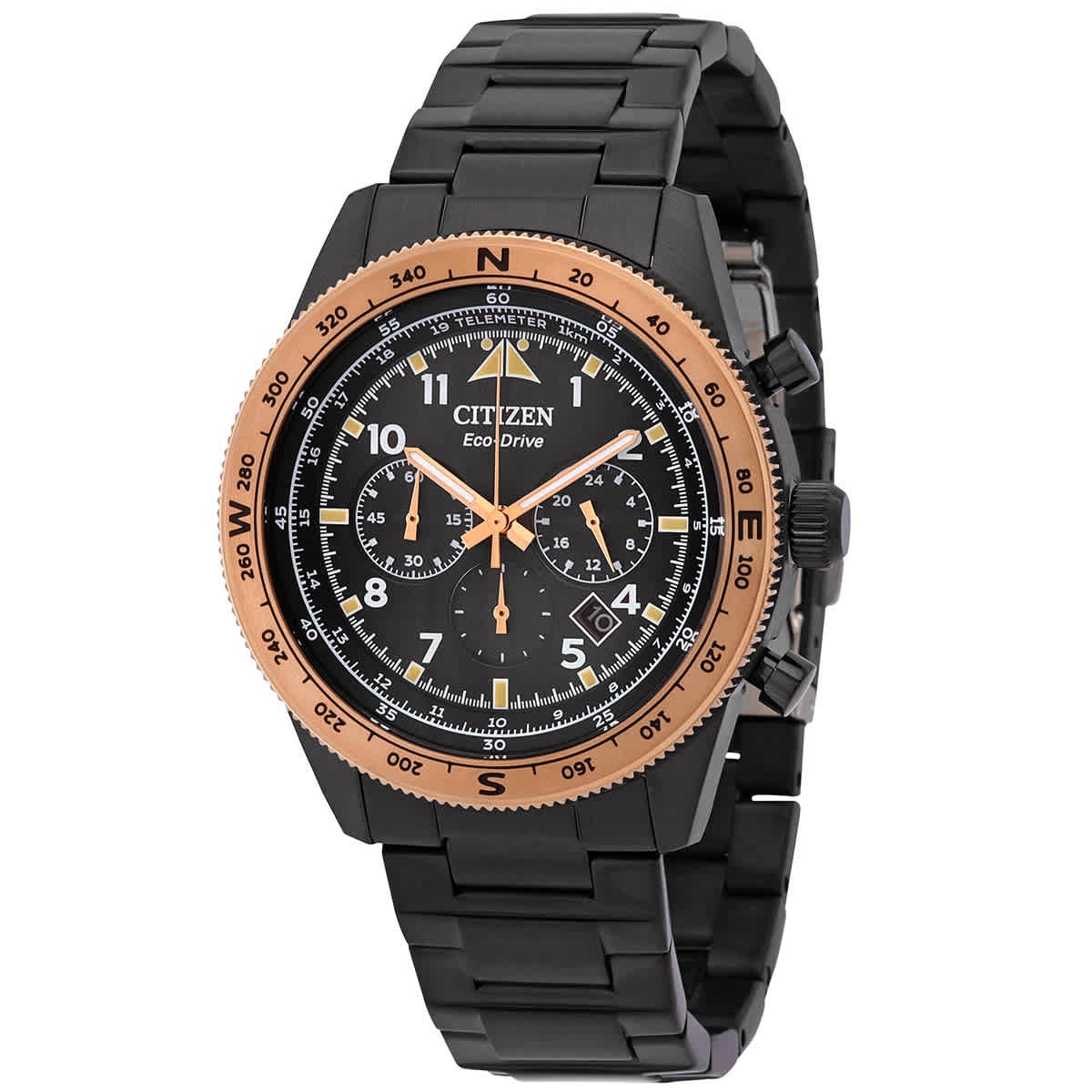 Citizen Chronograph Eco-Drive Black Dial Men’s Watch CA4556-89E