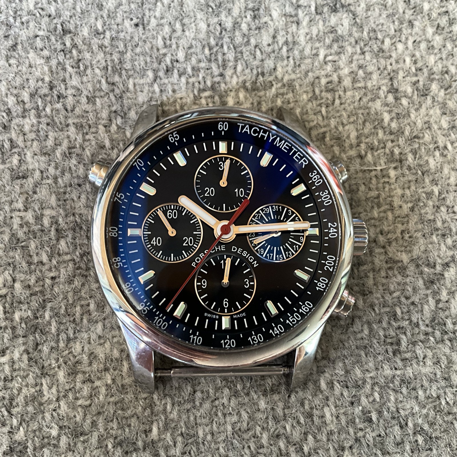Porsche Design PTR Rattrapante Chronograph; Titanium, Ref 6613.10