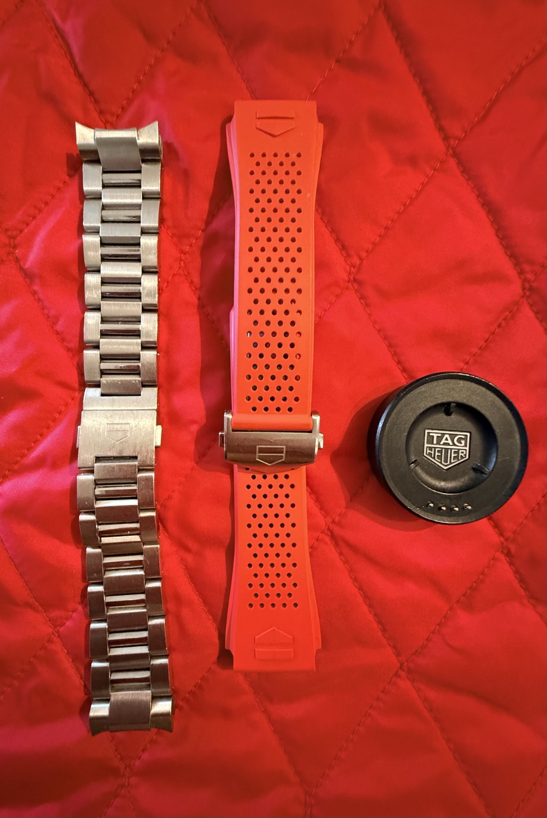 TAG Heuer SBG8A E3 Connected Men’s Stainless Steel with 2 bands
