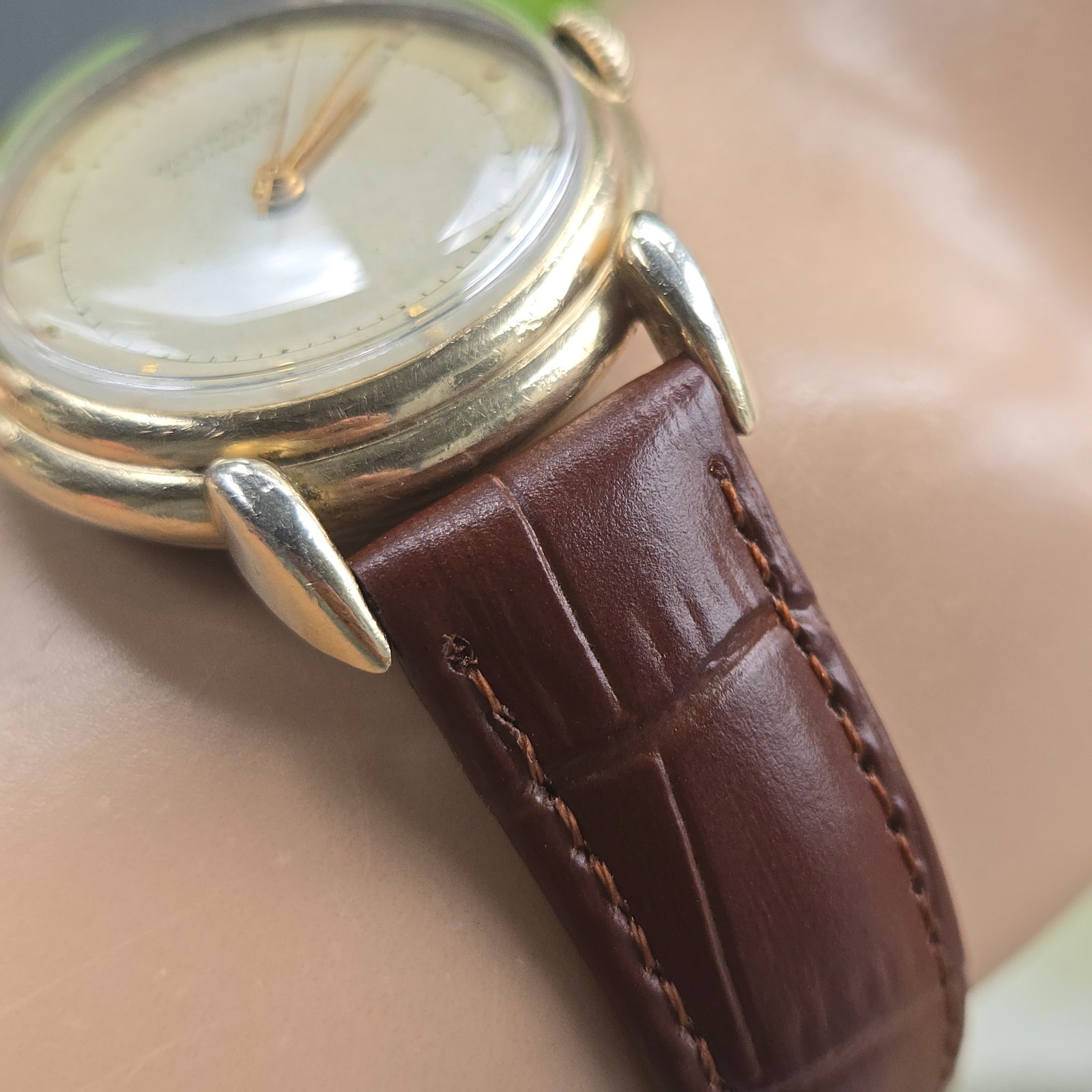 Vintage WITTNAUER men’s automatic watch AS 1250 Bumper 10K GF 1940s
