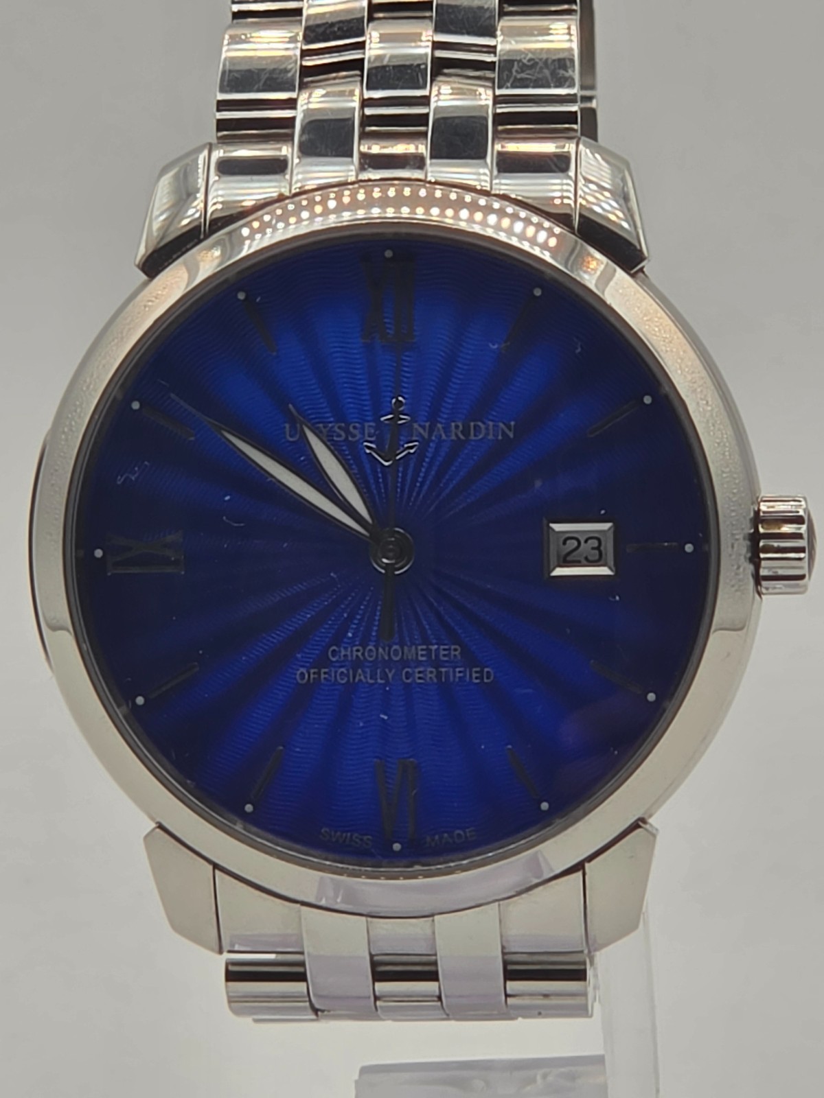 Ulyess Nardin 8153-111 Rare with factory Bracelet