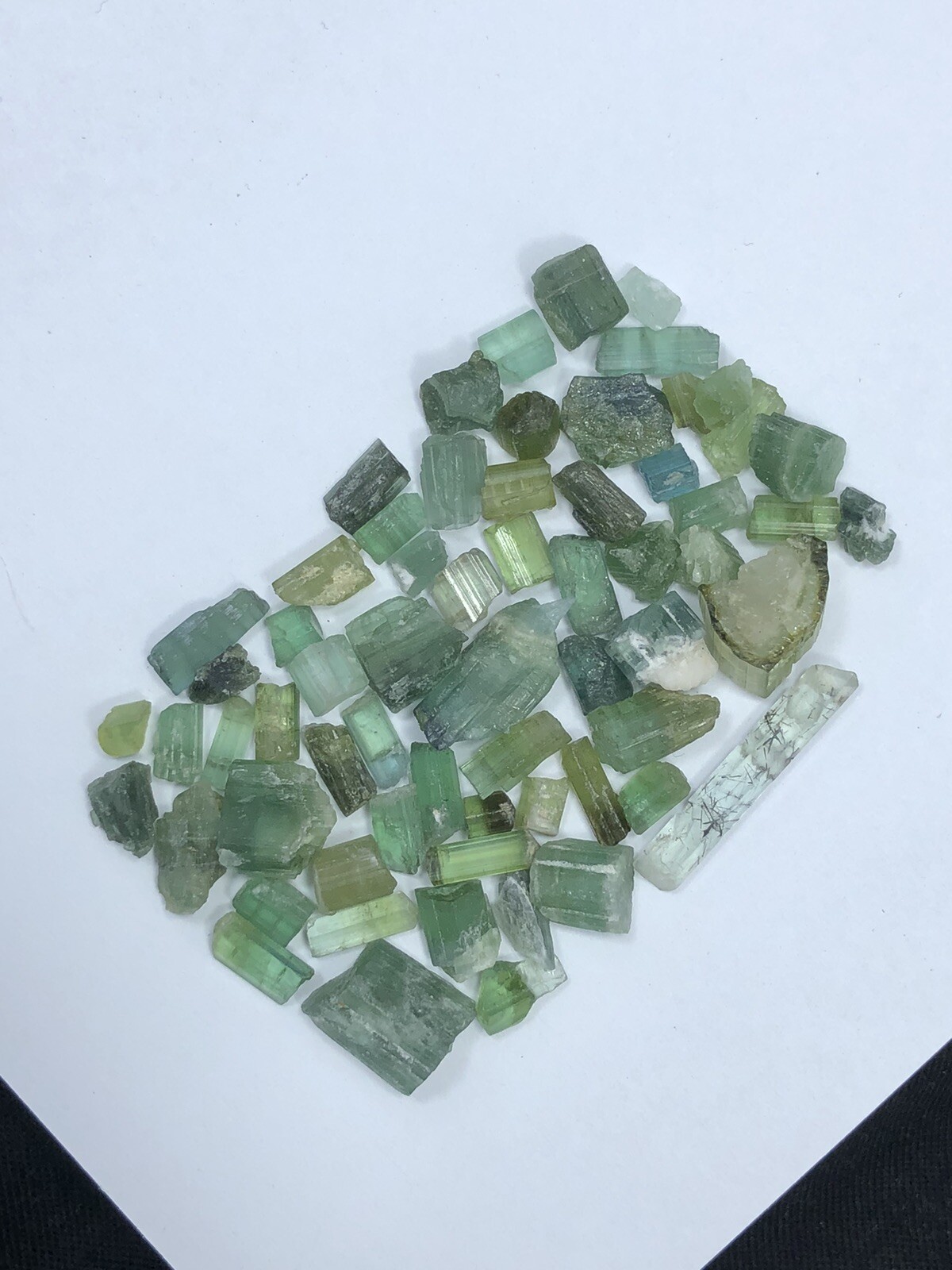 38 Carat Faceted Quality Natural Tourmaline Rough Lot from AFG Loose Gemstone