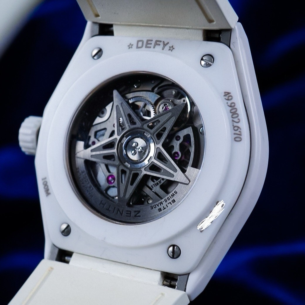 Zenith Defy Classic Skeleton White Ceramic 41mm Box & Papers 2021 49.9002.670