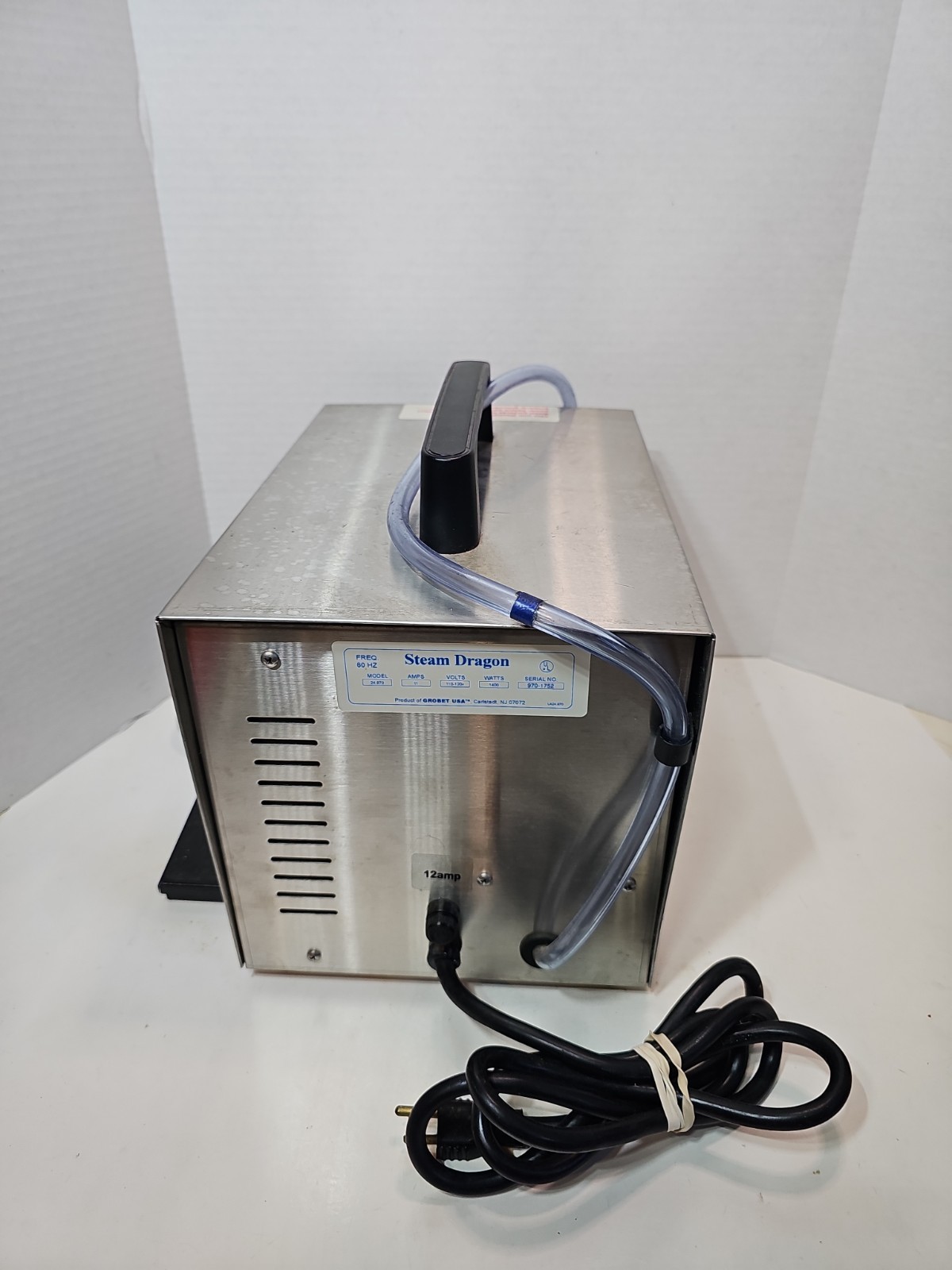 Silver Steam Dragon Portable Jewelry Cleaner Steamer Foot Pedal 90-125PSI 24.970