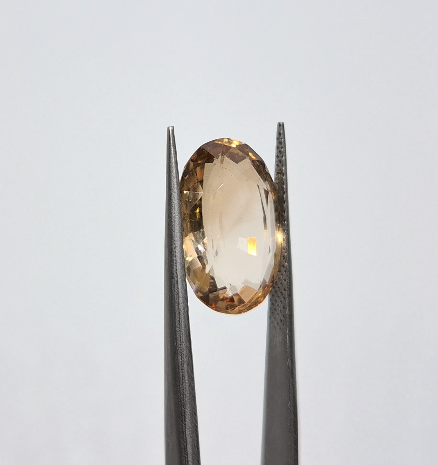 13.20ct Natural Imperial Topaz Loose Gemstone Oval Cut For Making Jewellery