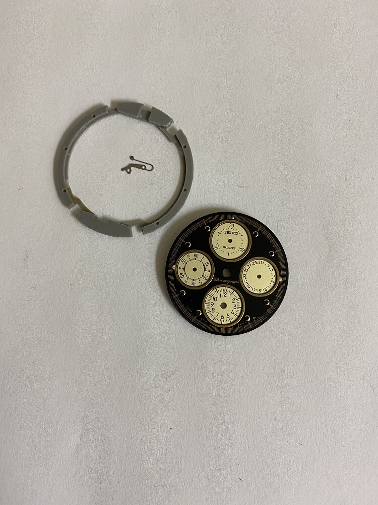 NOS Men’s SEIKO Vintage Pilot Chronograph dial 7T34 6A1L Extremely rare