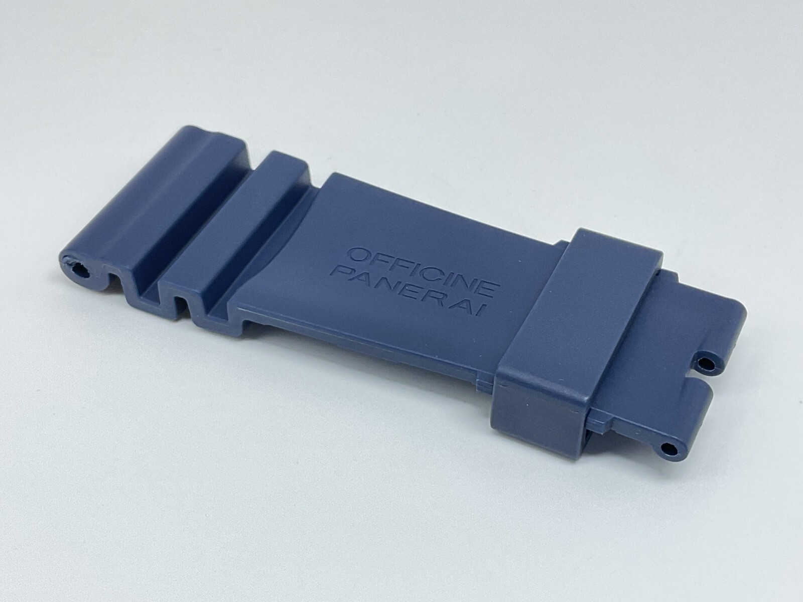 NEW AUTHENTIC PANERAI WATCH 24MM DARK BLUE RUBBER STRAP CAOUTCHOUC OEM