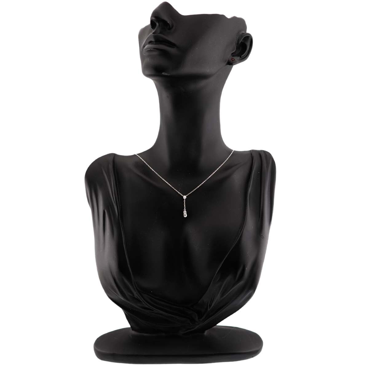Diamond 0.43ct/0.06ct Necklace Pt Platinum 90334796