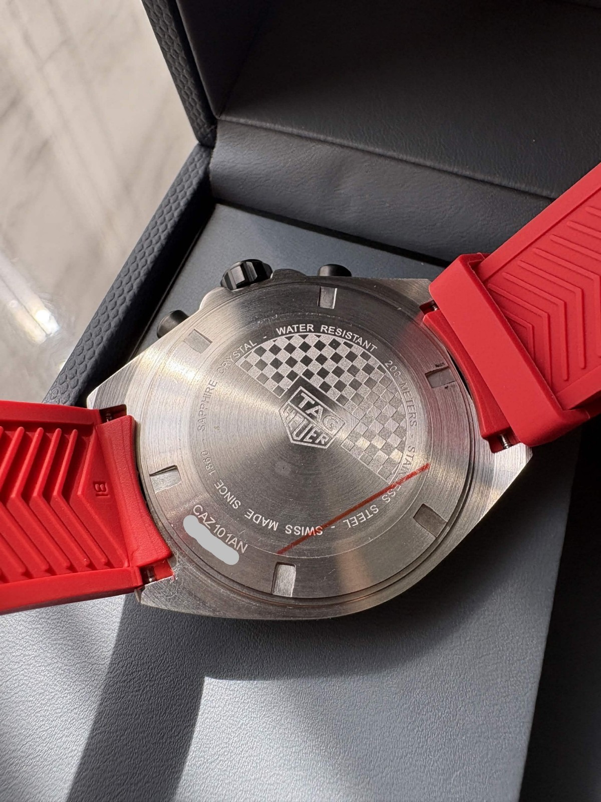 TAG Heuer Formula 1 Chronograph Red Dial Men’s Watch CAZ101AN.FT8055