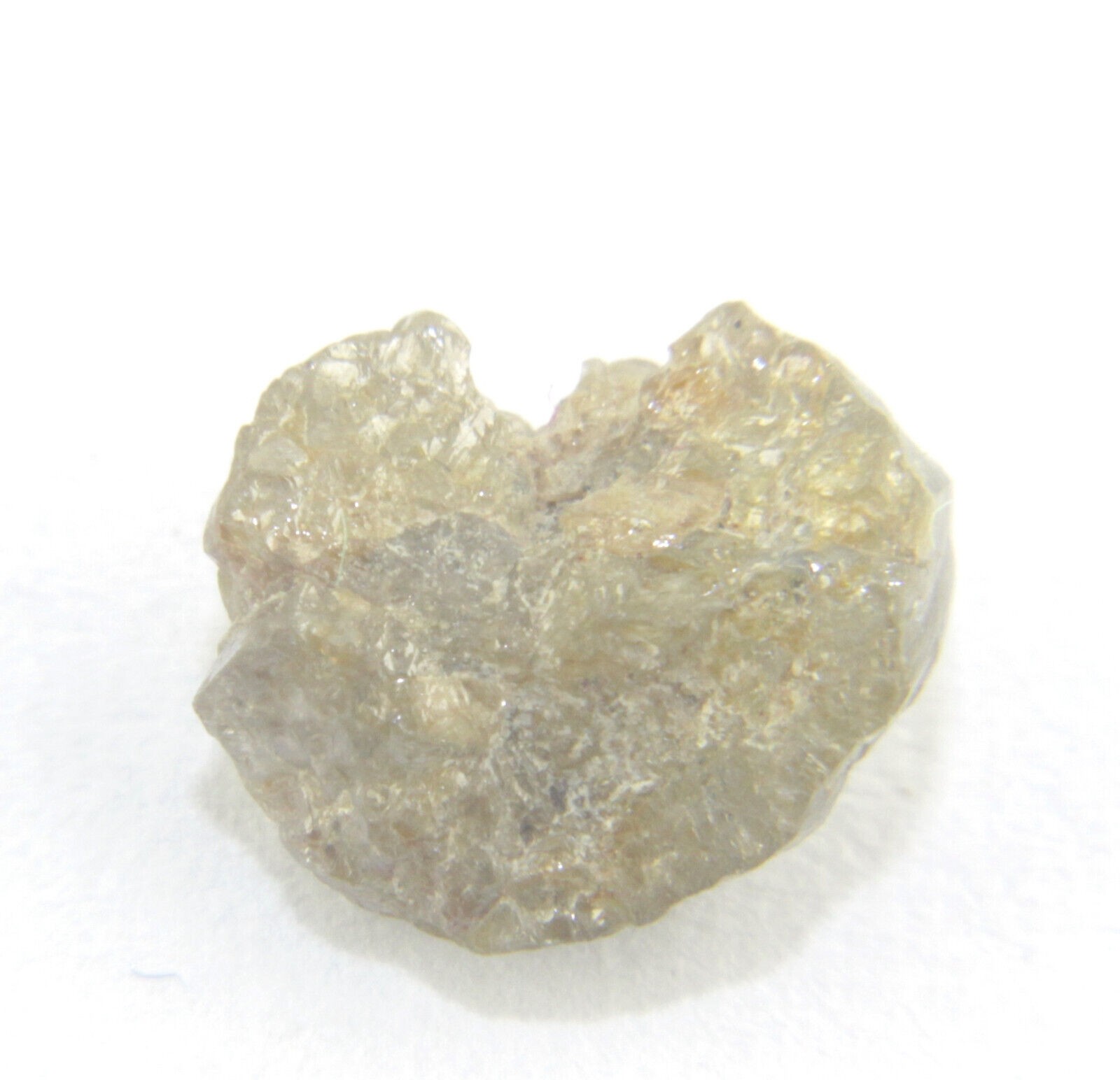 1.63 CTS NATURAL REAL RAW UNCUT GREY ROUGH DIAMOND 7.69×6.73×4.52 MM