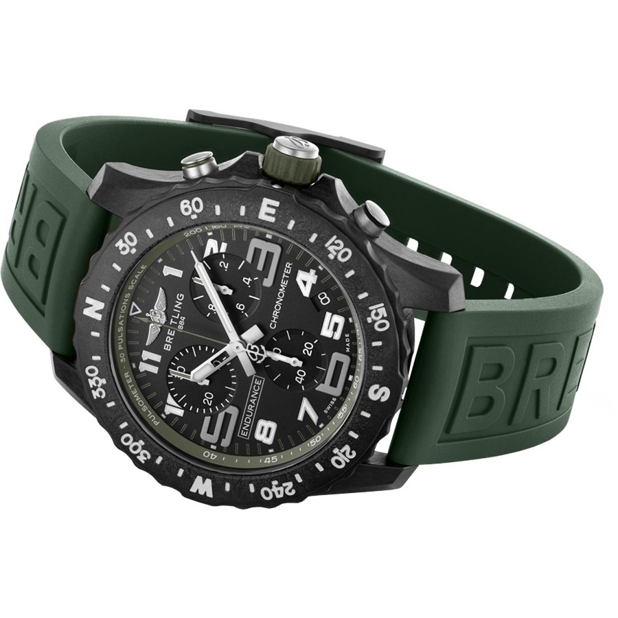 2026 Breitling Endurance Pro 44mm Black Green Dial Men’s Watch X82310D31B1S1