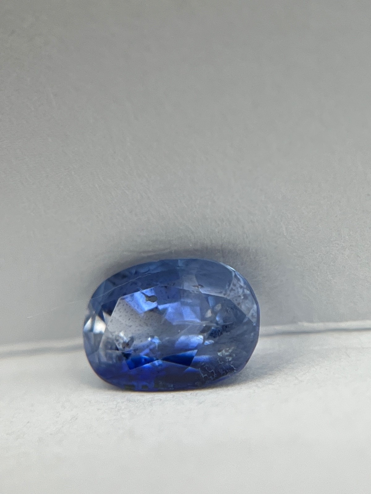 D-13 1.61 Ct Natural Blue Sapphire Oval Cushion Cut Loose Gemstone 7.84×5.37mm