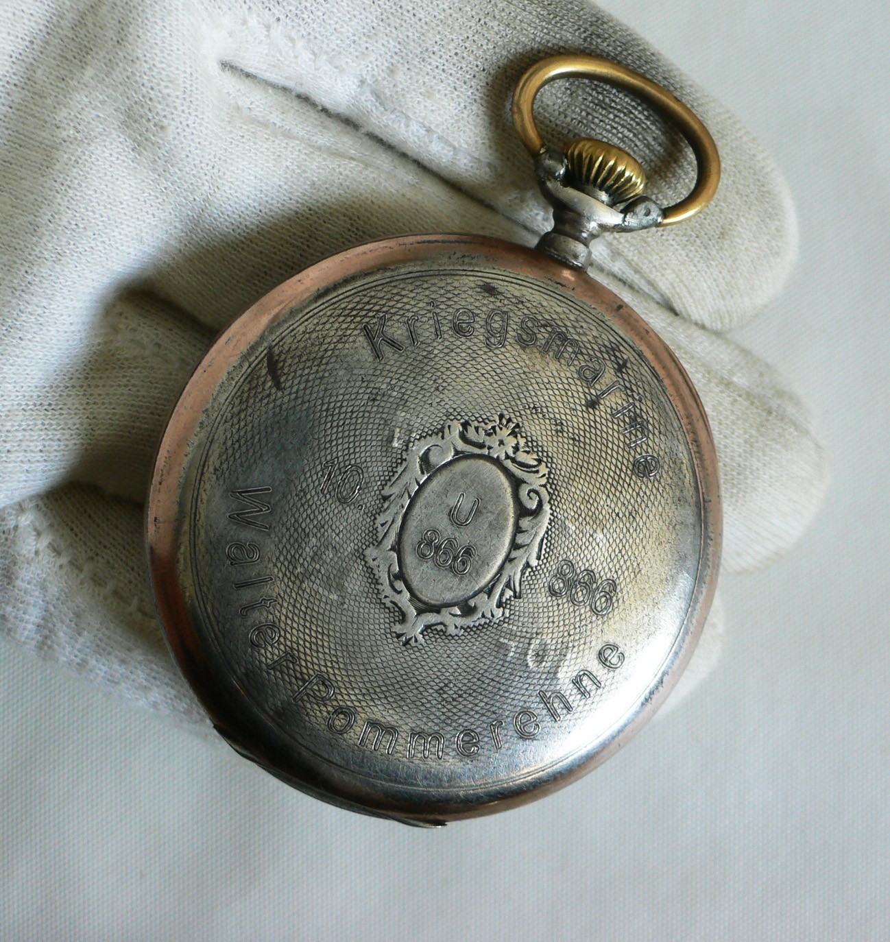 WATCH GERMAN WW2 U-Boat U-866 10.FL Kriegsmarine Navy Chopard L.U.C Pocket Watch