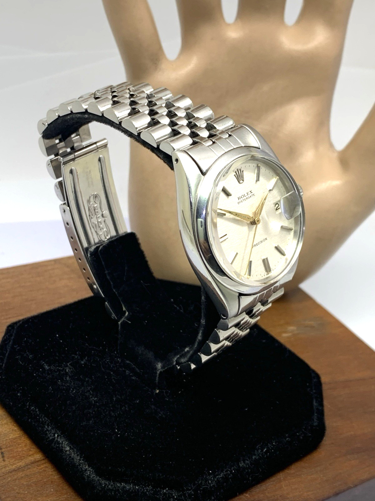 Rolex OysterDate Men’s Watch 6694 Swiss Mechanical 60’s Silver Stainless Steel