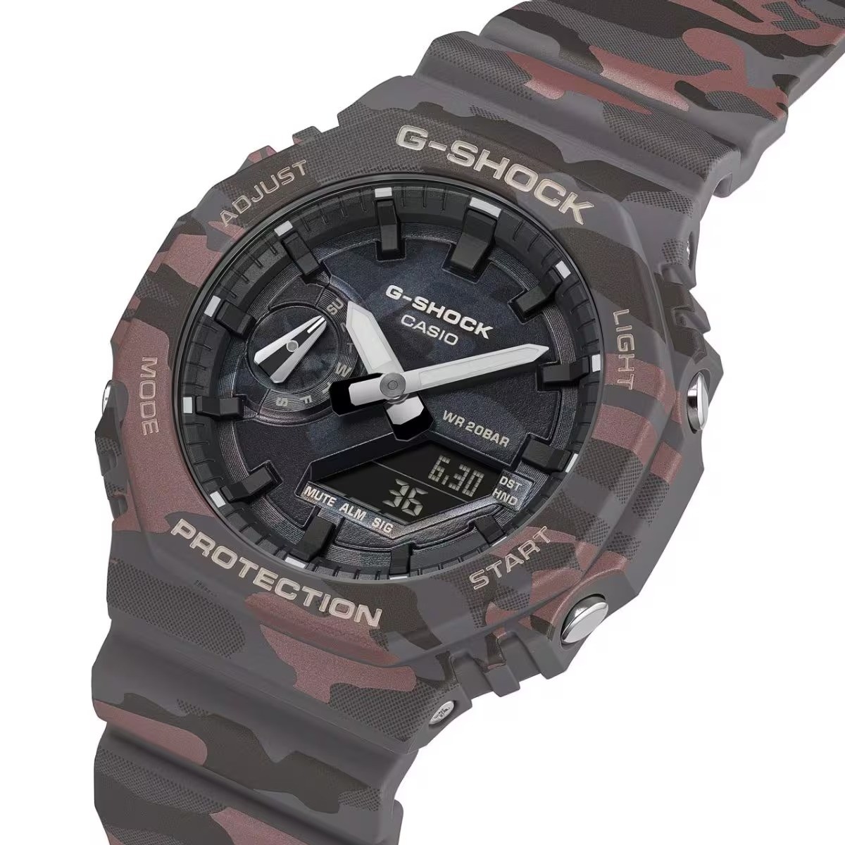 CASIO G-SHOCK GA-2100CM-5AJF Black Camouflage Carbon Unisex Watch New in Box