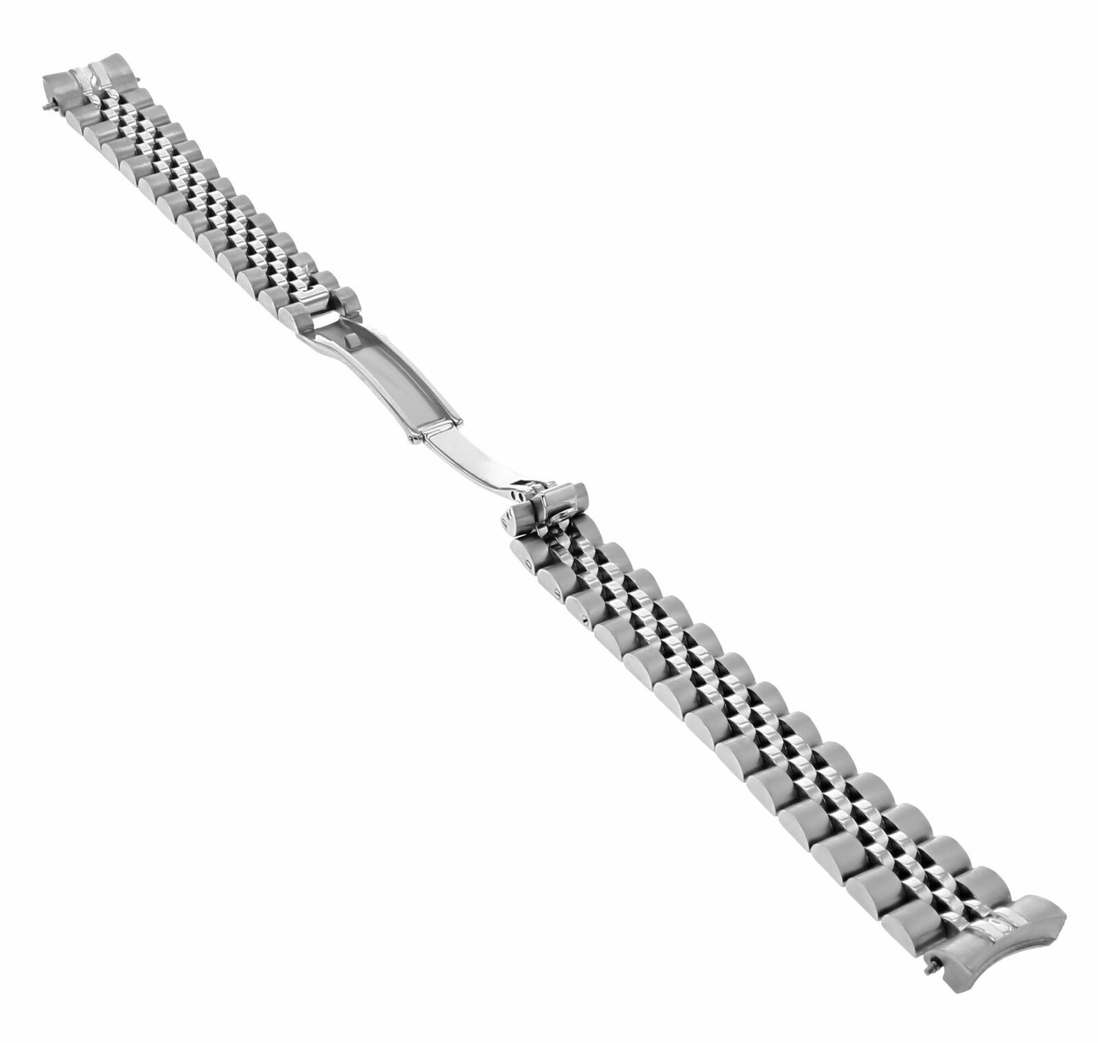 LADIES SS JUBILEE WATCH BAND FOR ROLEX ENDS W/ HIDDEN CLASP 67180, 67194, 67230