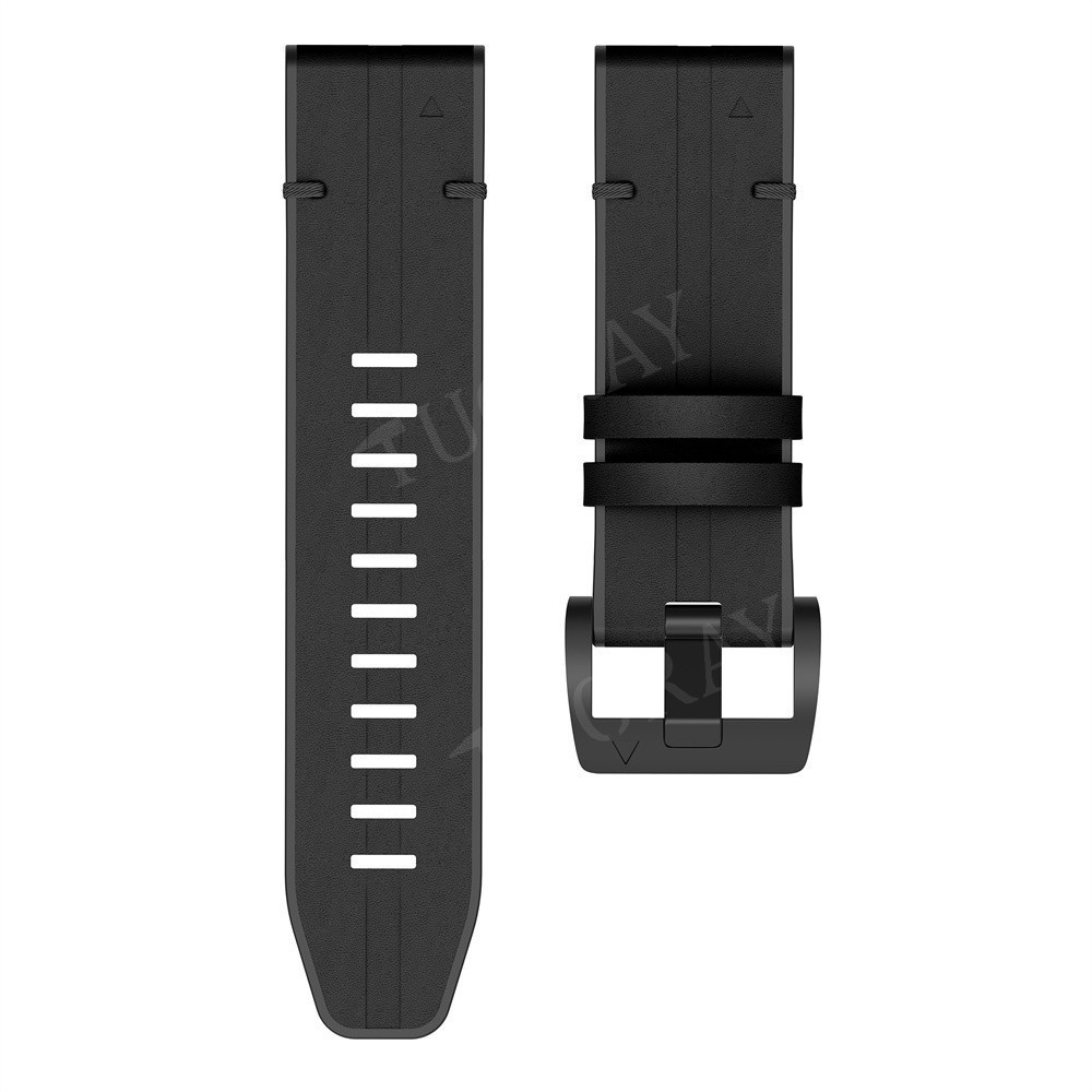 Silicone Leather Band Strap For Garmin Watch Fenix 8 E 7X 7 6X 6 5 5X Enduro 3 2