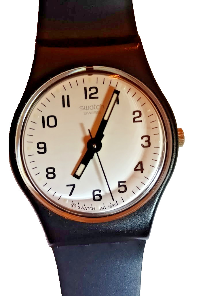 Swatch Watch LB153 SOMETHING NEW Ladies Swiss Quartz Retro 1999 Vintage New Batt