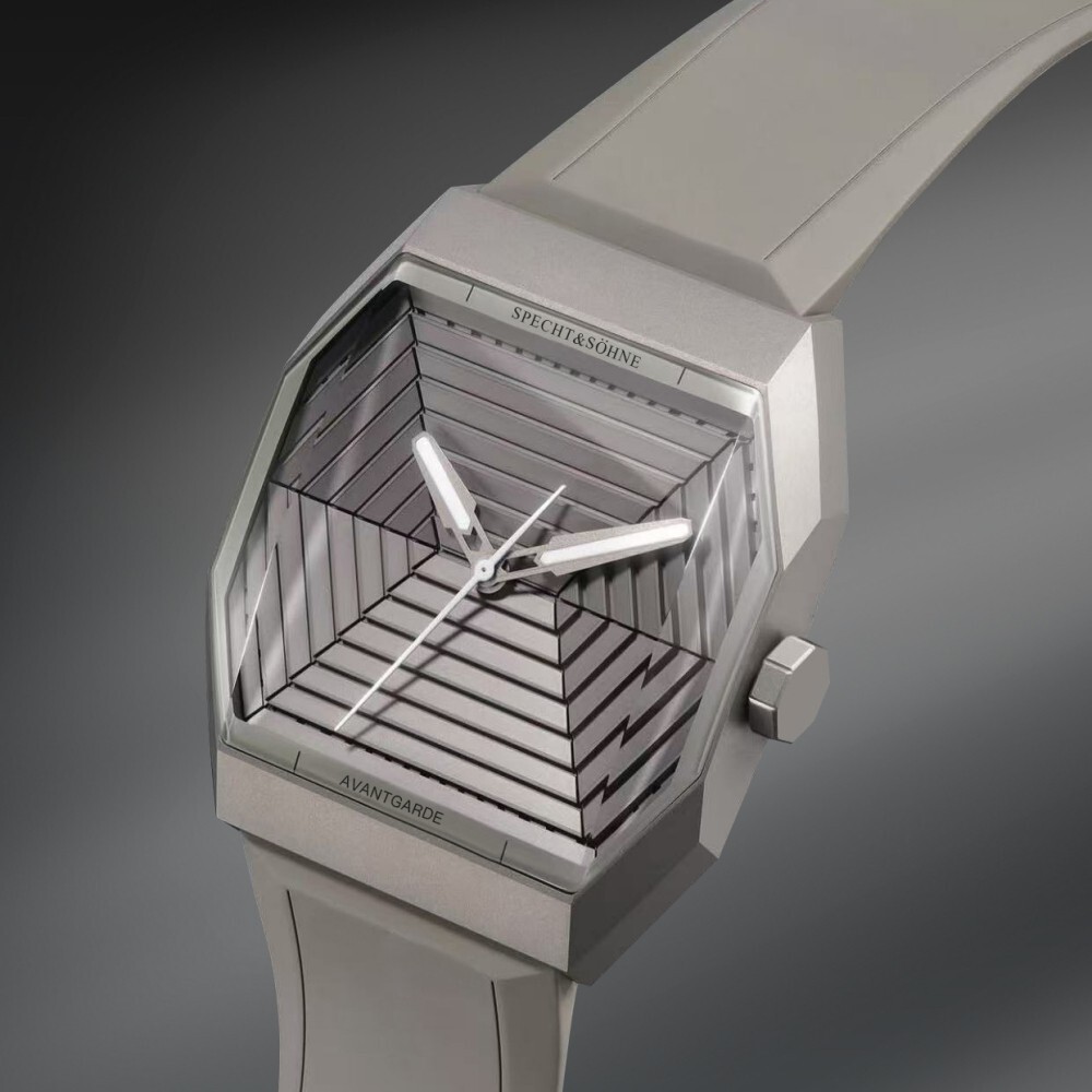 Men’s Quartz Octagon Watches Sapphire Glass Rubber Strap 50M Waterproof Luminous