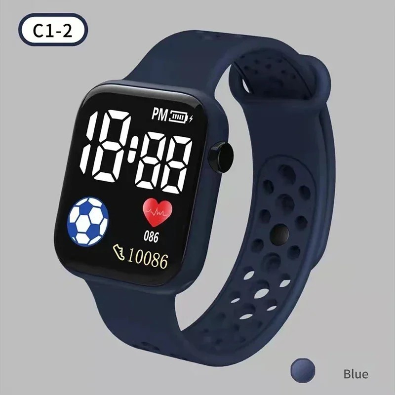 LED Digital Sport Watch Waterproof Wristwatch Men Women Boys Girls Kids Gift