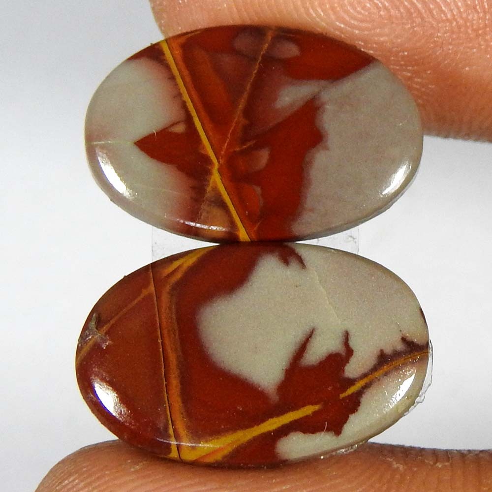 15.00Cts100%Natural Noreena Jasper Oval Pair Cabochon Loose Gemstone