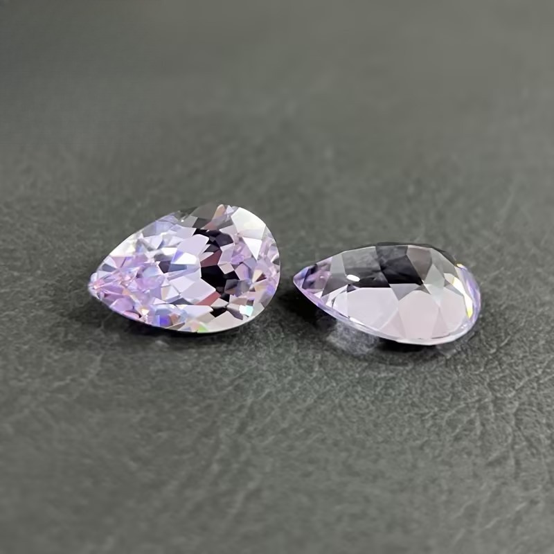 Certificate 0.5-5ct Multiple Shapes Purple Lab Grown Bulk Gemstone For Setting