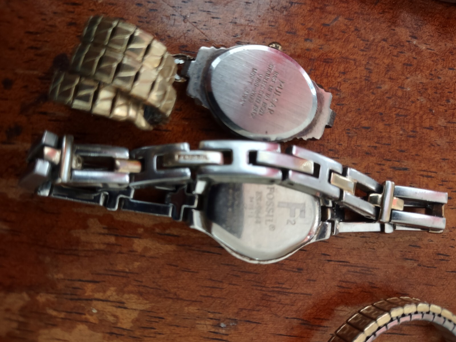 Vintage Ladies Watches 7pc Lot Parts And Repair Citizen,Bulova,Seiko,Pulsar,Etc