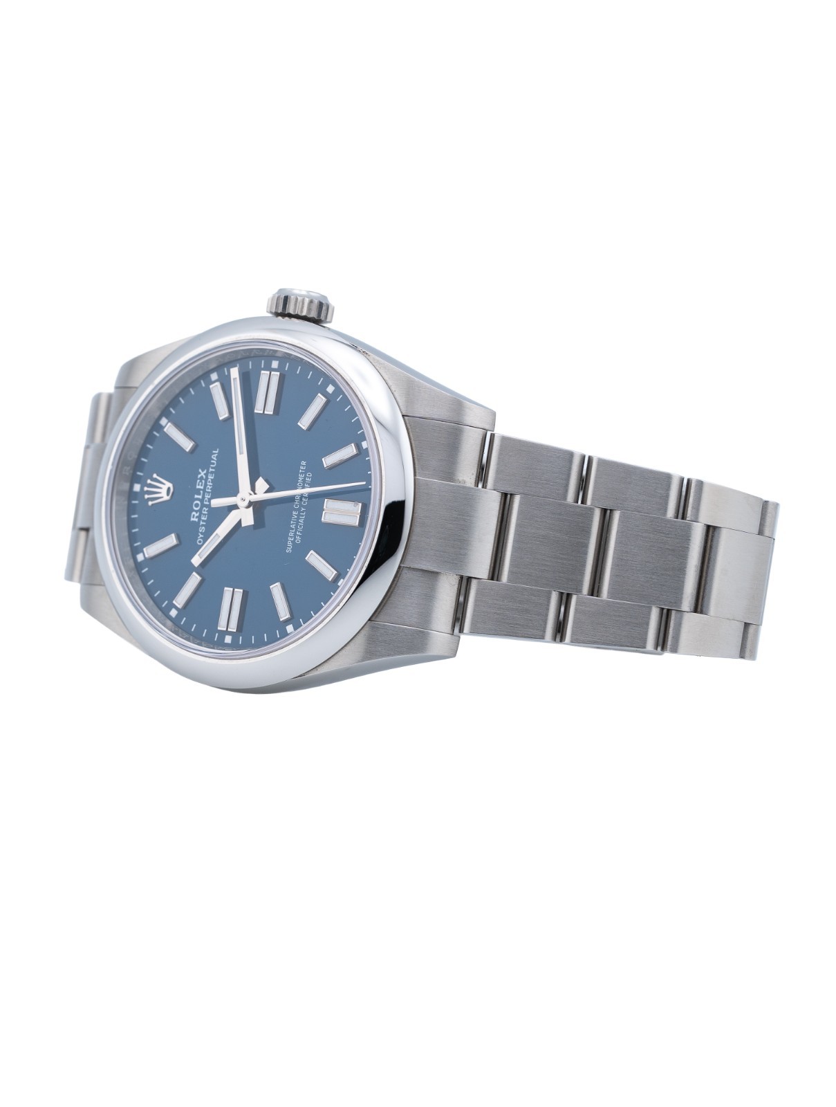 Rolex Oyster Perpetual 41 Stainless Steel w Newest ‘MED’ Blue Dial – Ref 134300