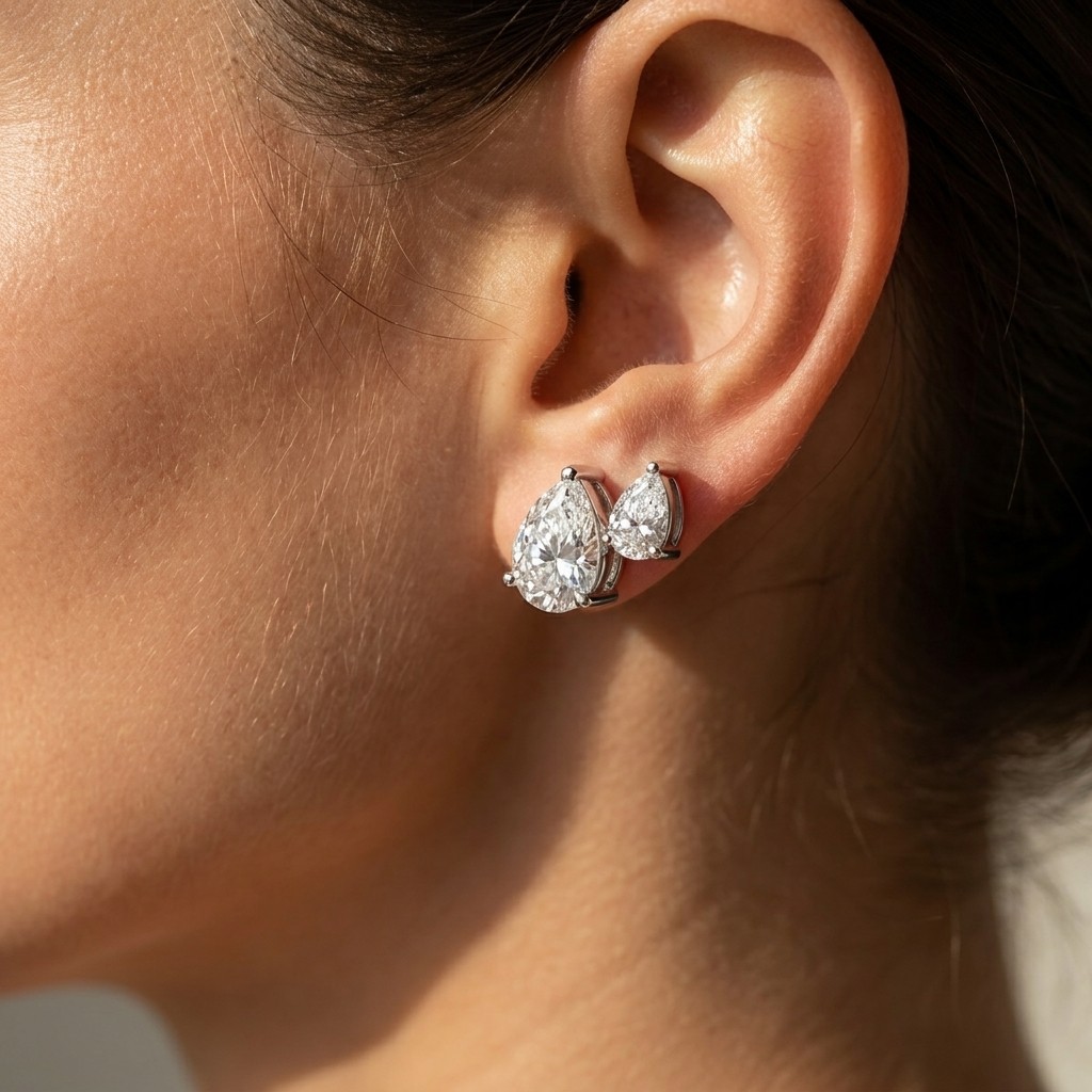 0.94ct E-F Lab Grown Diamond SOLD 18K White Gold Certified