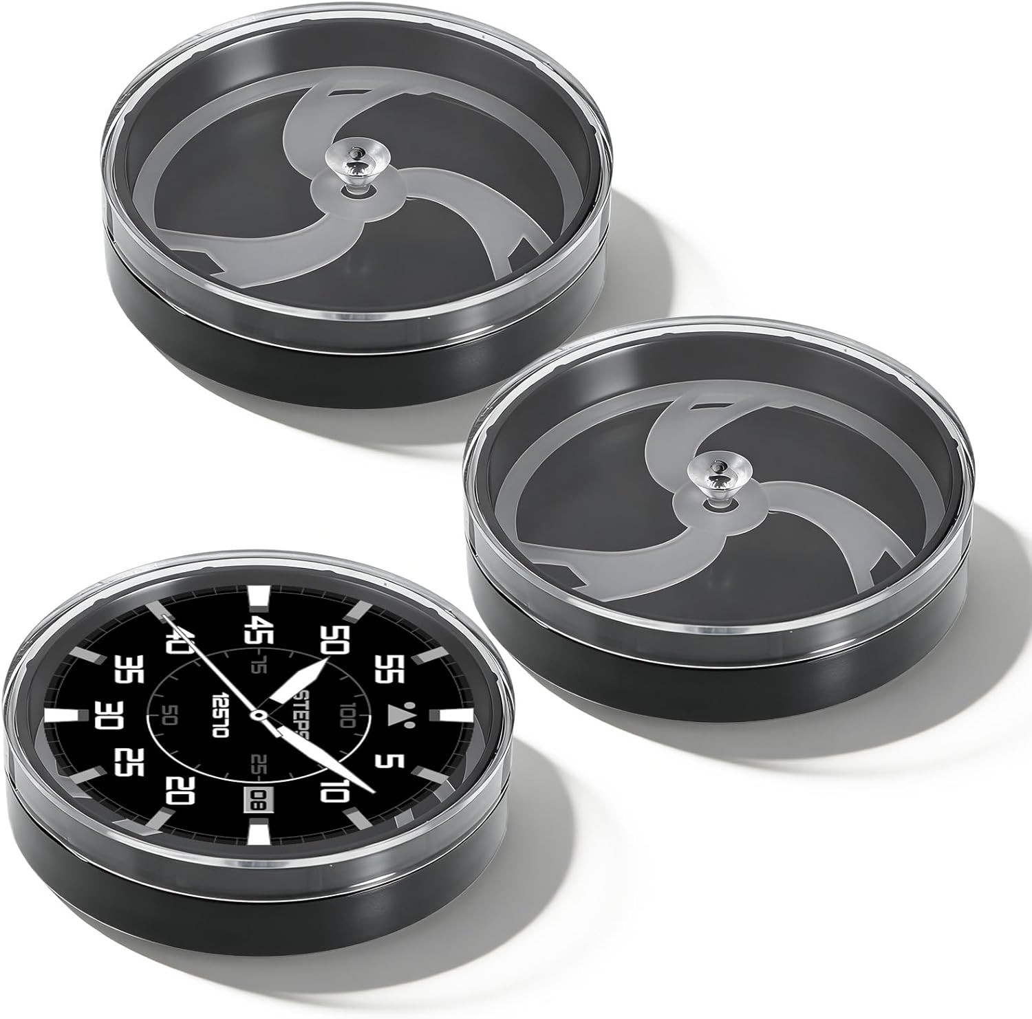 3 Pcs Watch Dial Holder, Portable Watch Movement Holder Dust-Proof Scratch-Resis