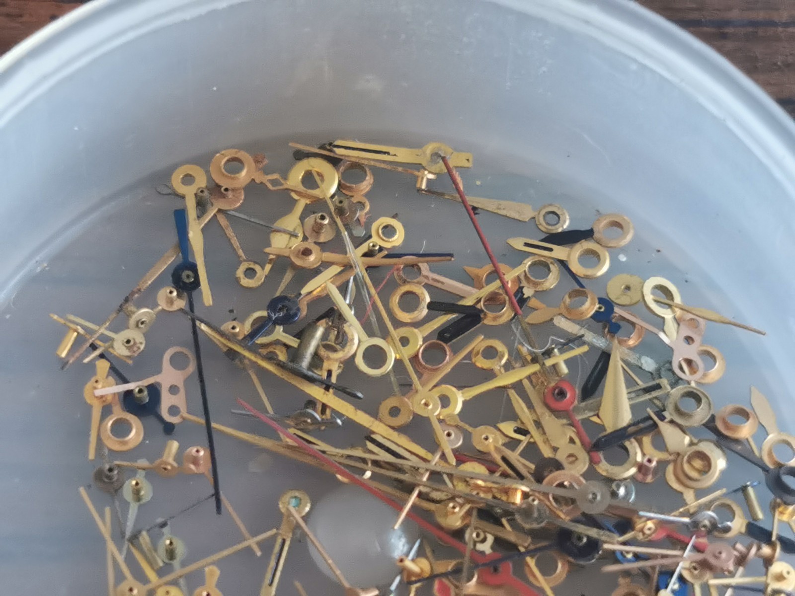 Watch Hands, Mostly Sub-Second Hands, Gilt, Watchmaker Parts #T318