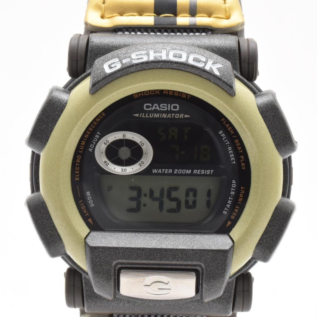 Working condition CASIO G-SHOCK men’s green digital watch 332 NEW