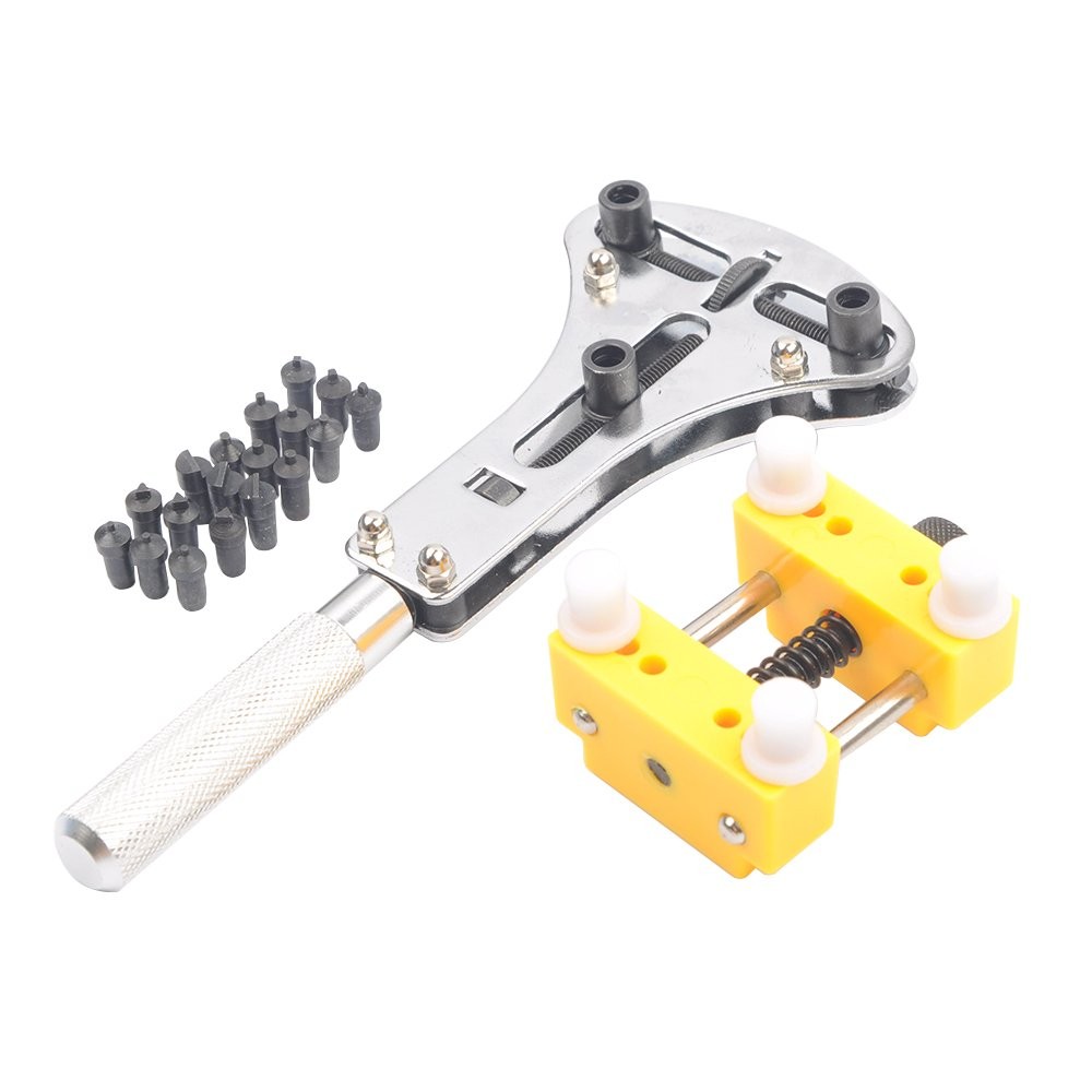 Watch Repair Tool Kit, Set of Back Opener Wrench and Large Watch Case Movement H