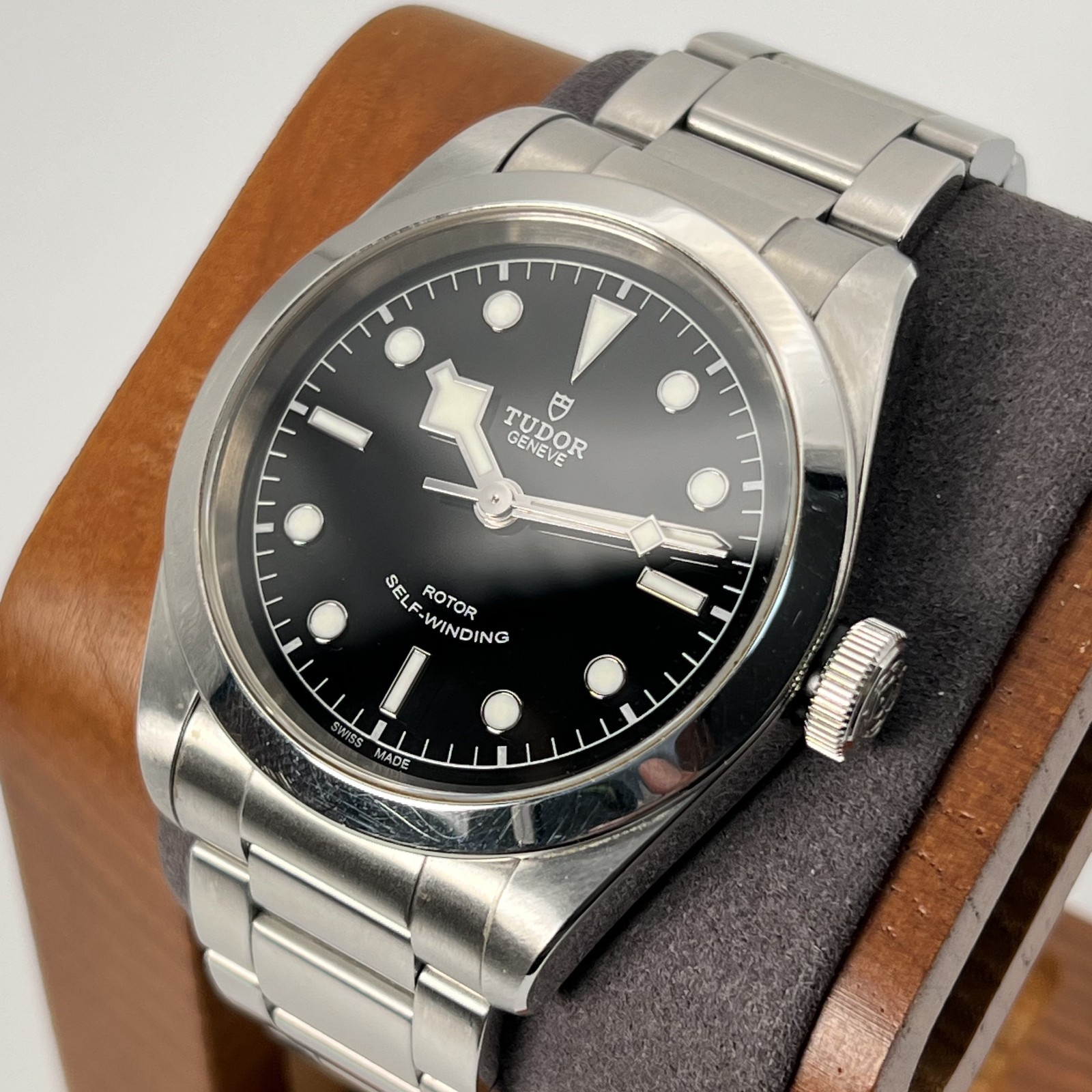 ⭐️4 Tudor Black Bay 41mm 79540 Smiley Dial Bracelet Video Men’s Watch #Y-86