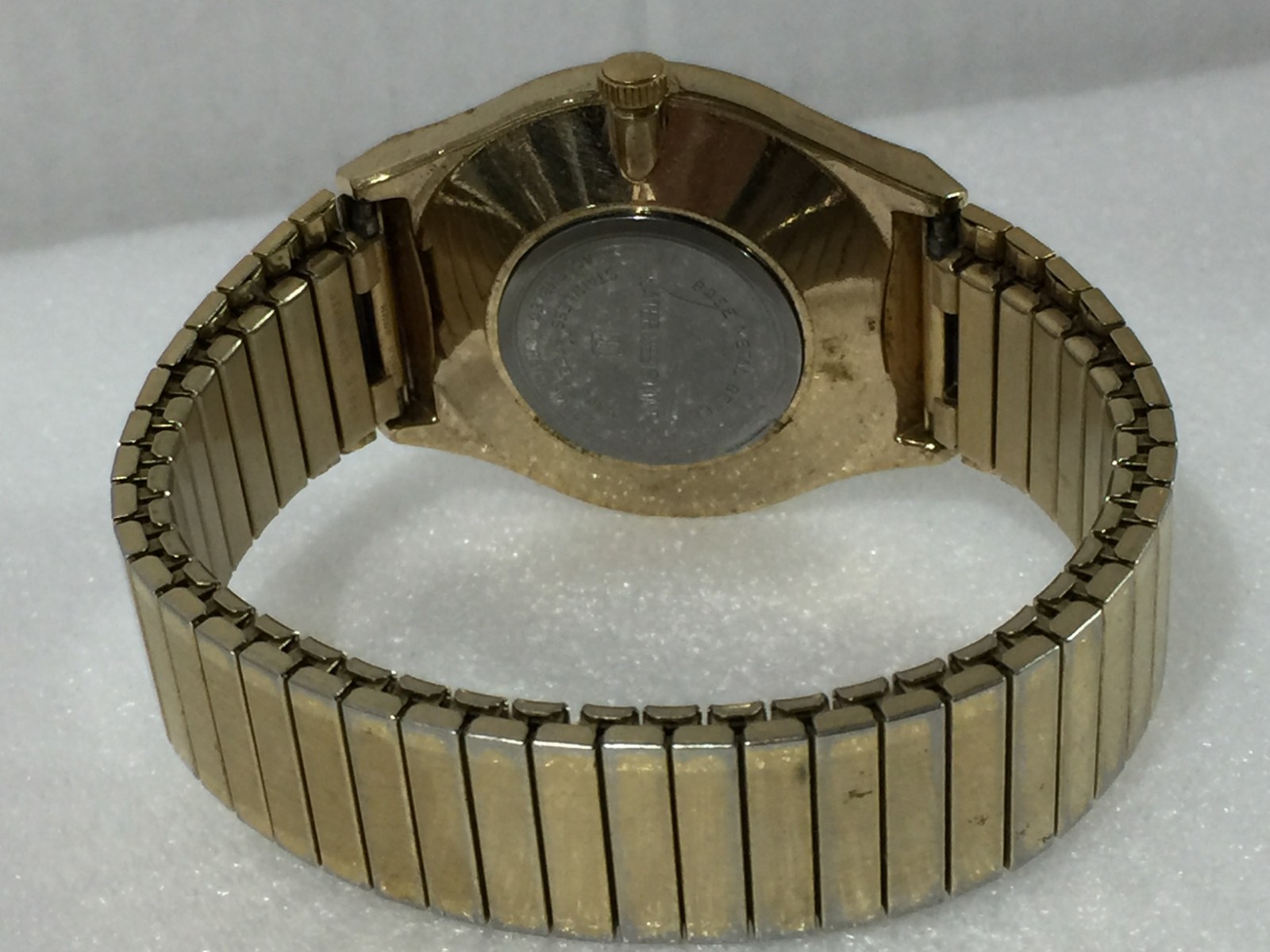 Vintage Timex Marlin Men’s Gold Tone Mechanical Wrist Watch With Date Working!