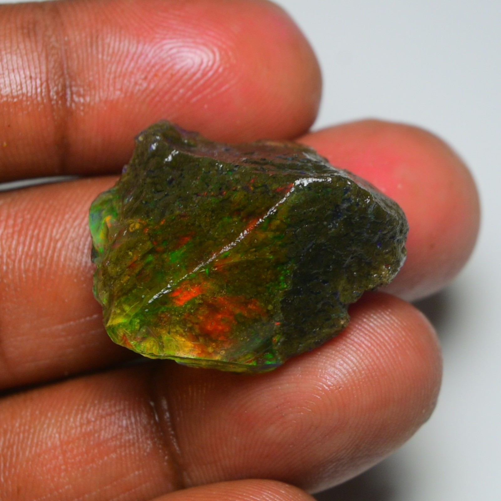 Opal Rough 40.55 Ct Natural Ethiopian Raw, Crystal Opal Specimen, Opal Gemstone