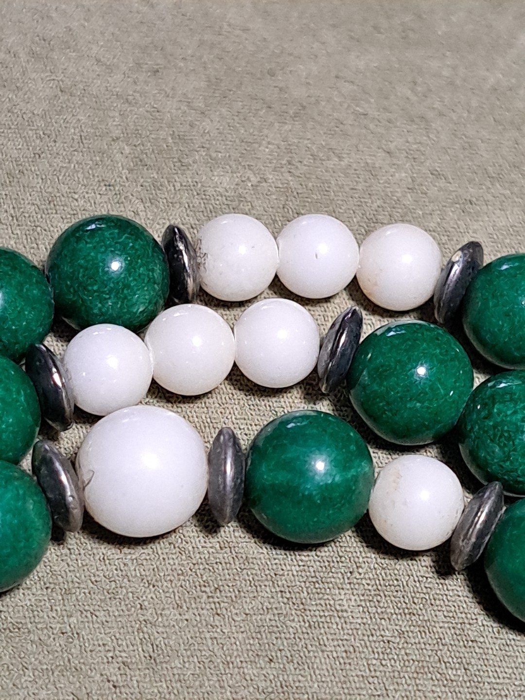 Vintage Mid 20th Century Gemstone 32″ Necklace