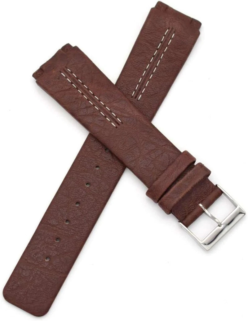 Genuine Leather Watch Strap Replacement for Skagen – 433LGL1, 433LSL1, 433LSLC