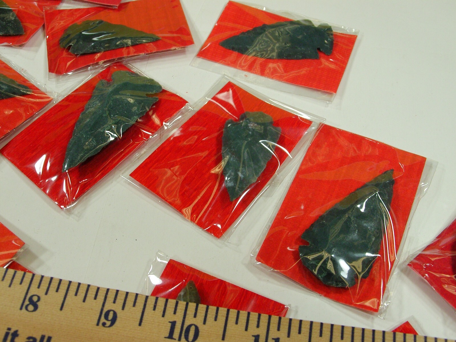 30 Pieces Large 2″ – 2 1/2″ India Handmade Agate Arrowheads Bulk Lot (FC-51) ⭐