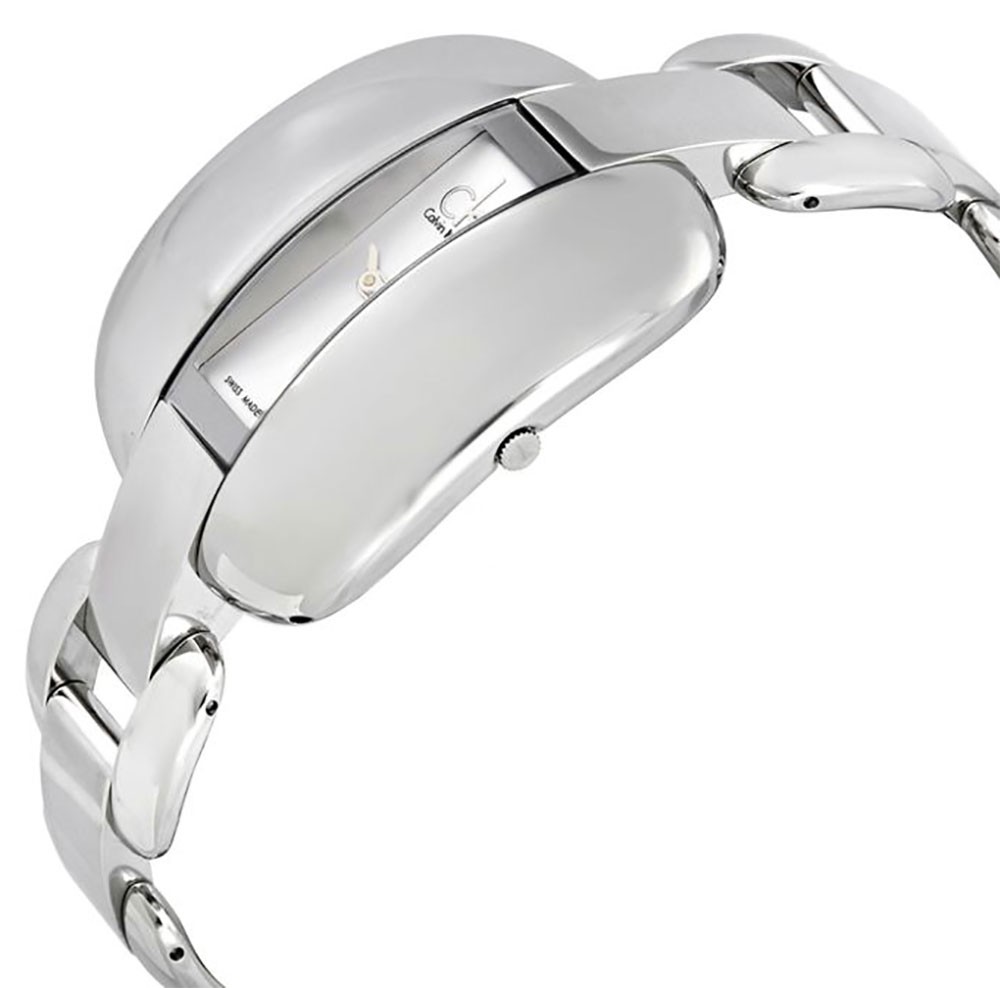 Calvin Klein Treasure Steel Bracelet Silver Dial Quartz Womens Watch K2E23138